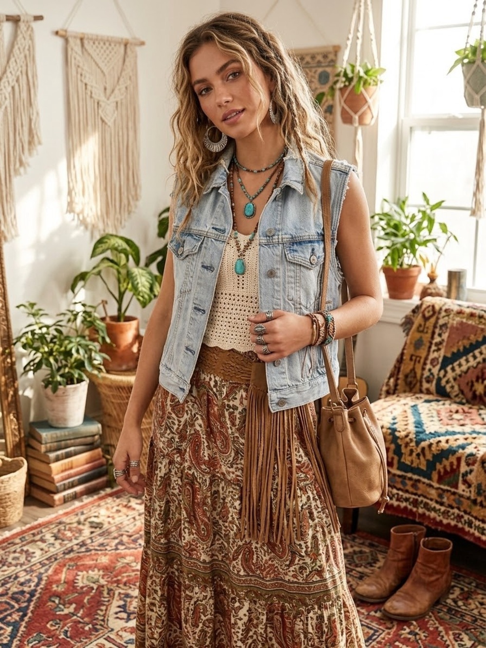 American Eagle Distressed Denim Button Pocket Vest XXS blue light wash